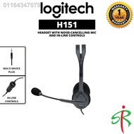 ▧┋Logitech H151 Stereo Headset with Noice-Cancelling Mic