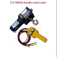 WINCH ATV HOIST 12VOLT 3000LBS 1500KG WINCH ATV 2000LBS 1100KG.