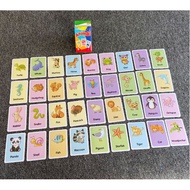 Early Learning Flash Card | Kids Cognition Card | Shape Animal Color Teaching Aids | English Learnin