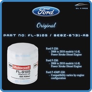 Genuine Ford Motorcraft Oil Filter (Original) FL-910S / BE8Z-6731-AB
