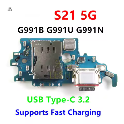 USB Type-C 3.2 Port Charging Board Dock Connector Charger Flex Cable For Samsung Galaxy S21 5G G991B