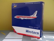 GeminiJets 1:400,飛機模型,Western Airlines 美國西部航空 B737-300,GJWAL1202