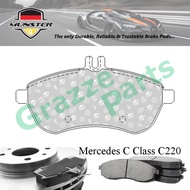 Münster Disc Brake Pad Front Mercedes Benz C Class W204 C220 CDI 2.2 (D) 08'-14' OM651.911 C250 CGI 