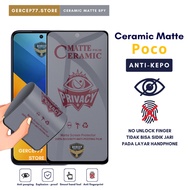 Ceramic Matte Spy poco M7 Pro 5G M6 Pro 5G M6 Pro M6 5G M5 M5s M4 Pro M4 Pro 5G M4 5G M3 M3 Pro M3 P