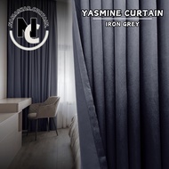 namaskar.curtain - Y6 Yasmine Hook/Eyelet Blackout Curtain (170cm-400cm)