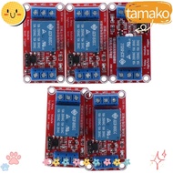 TAMAKO 5pcs Relay Expansion Board, DC 5V 1 Channel Relay Module, High level Module Relay Module