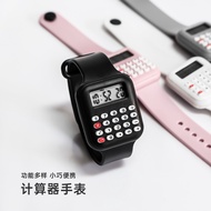 Children Watch Multi-Function Calculator Watch Date Arithmetic Digital Electronic Watch Gift Student