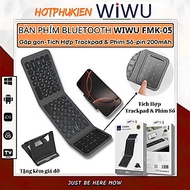 Bàn phím gấp gọn di động không dây bluetooth V5.2 tích hợp trackpad & phím số WIWU FMK-05 - Nhỏ gọn,