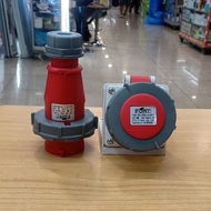 Plug + Socket Ft-0142 + Ft-1142 (16A - 4P ) Ip67