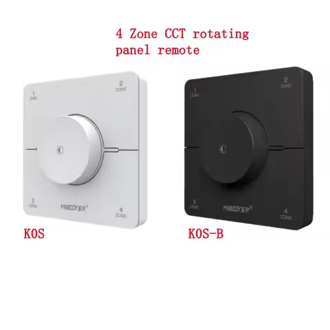 MIBOXER K0S 4 Zone CCT rotating panel remote 2.4GHz Brightness and color temperature adjustable mult