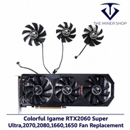 Colorful Igame RTX2060 Super Ultra,2070,2080,1660,1650 Fan Replacement