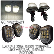 9-EYE LED OVAL STICK TURN SIGNAL LIGHT YELLOW LIGHT UNIVERSAL STICK/ LIGHT MOTORCYCLE STICK LIGHT UN