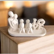 Family Display Ornaments for 4 Children - Set 1