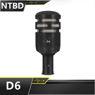 NTBD D6 Có Dây Cụ Microphone Trống Microphone Đá Trống Bass Microphone Kim Loại Toàn Bộ Micro Điện Đ
