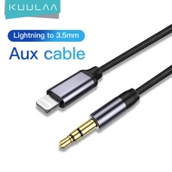 【For iPhone 13】KUULAA 1meter Thưởng thức âm nhạc dành cho iPhone Lightning đến 3 .5mm Cáp Aux Jack c
