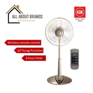 KDK P30KH 12 inches Standing Fan with adjustable height | Wireless Remote Control