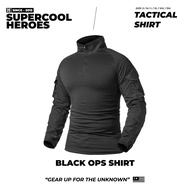 SCH Tactical Combat Shirt Black Ops Series Baju Operasi PDRM CID UTK VAT69 KOMANDO BDU CQB