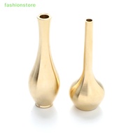 fashionstore Mini Pure copper vase gold decor living room Antique vase unique flower vase SG