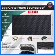 Universal Car Sound Proof / Egg Crate Acoustic Foam (79cm x 50cm ) White / Black