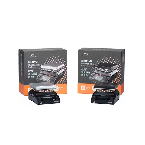 MINIWARE Mini Hot Plate Preheater MHP50 PCB Board Soldering Desoldering Heating Plate LED Strip Repa