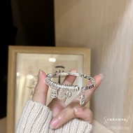 Mulut Terbuka Perak Tulen Gelang Gaya Kebangsaan Gaya Cina Baru Gelang Perak 9999 Gelang Perak Tulen