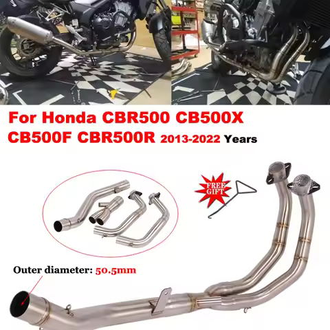 Slip On For Honda CBR500 CB500X CB500F CBR500R CBR 500 2013 - 2022 Motorcycle Exhaust System Escape 