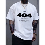 Men'S Fashion Error 404: Human Not Found. Affordable Leisure Sportswear, Trendy Men'S Clothing, Summ