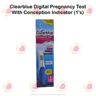 Clearblue Digital Pregnancy Test With Weeks Indicator (1's) (EXP: 07/26)