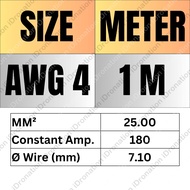 Soft Silicone Flexi Flexible Multicore AWG 1 2 4 6 Wire Cable Black Red DIY Electric Electronic AWG1