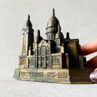 法國 經典微型聖心堂Sacre-Coeur 擺飾 巴黎地標 紀念品 紙鎮