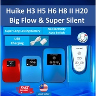🔥Ready Stock🔥 HUIKE H3 H5 H6 H8 II H20 USB Rechargeable ACDC Oxygen Pump Lithium Battery Super Long 