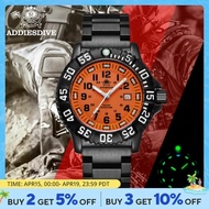 Addies Men Military Watches Leisure Outdoor Sports Luminous Watch Multi-functional Nylon Steel Strap Waterproof Men's Quartz Wat