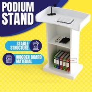 Podium Pentas Rostrum Speaker Stage Reception Lecture Hall Table Host Speech Talk Emcee Desk Meja Uc