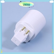 GOLE 3Pcs 4 Pin Conductive G24 To E26/E27 Soet Adapter G24Q Lamp Base Adapter G24Q To Medium Light S