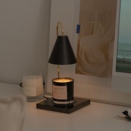 HOOOME 香氛蠟燭暖燈 - 經典大理石款 (黑色) 融蠟燈 可調光