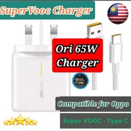 VOOC &amp; 120W SUPERVOOC 2.0 65W Flash Charger Vooc TYPE-C CHARGER SET&amp;VOOC &amp; SUPERVOOC Type C Cable Compatible For OPPO