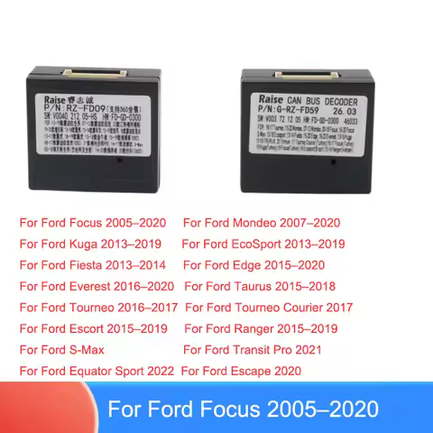 G-RZ-FD59 RZ-FD09 CANBUS Decoder Module For Ford Focus Mondeo Kuga Fiesta EcoSport Car Stereo Interf