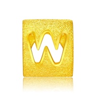 CHOW TAI FOOK 999.9 Pure Gold Alphabet Charm - W F189566