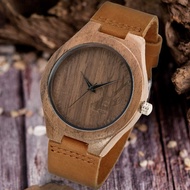 Factory Classic Wooden Watch Simple Casual Bamboo Men diy Quartz Watch Wooden Watch