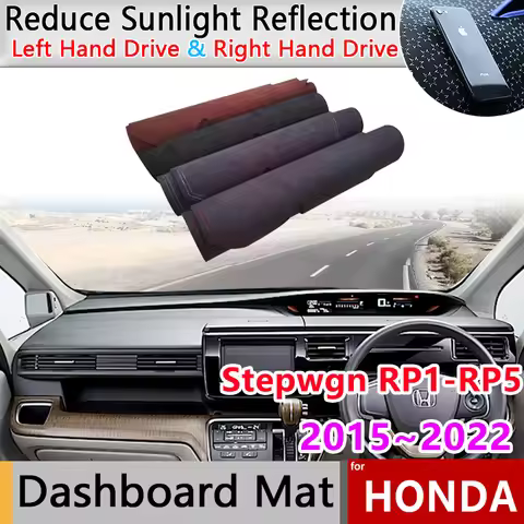 for Honda Stepwgn RP1 RP2 RP3 RP4 RP5 2015~2022 Mat Dashboard Cover Pad Sunshade Rug Leather Anti-Sl