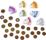 Theo Klein 9612 Euro Play Money I 35 Notes and 25 Coins – from the 1 cent coin to the 500 Euro Note 