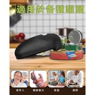 電動罐頭刀 自動開罐器 USB充電 便攜一鍵式開罐器 適合所有形狀罐頭 職業治療師推介 老年人關節炎手弱者媽媽手的開罐神器(充電版) - 黑色