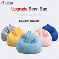 Fanenso Bean Bag Sofa Large Seat Bean Bag Sofa Chair Sofa Lazy Recliner
