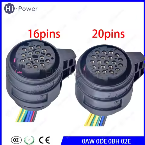 0BH DQ500 DSG Auto Transmission ECU Wiring Connector 16/20 Pin 10147729 3D0973993 3D0 973 993 1J0927