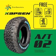 KAPSEN AT02 215/70R16; 245/70R16; 265/70R16; 265/65R17; 265/60R18; 31X10.5R15; LT245/65R17 for 4X4