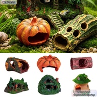 WKPFR893 Hideout Cave, Microlandscape Ornaments Non-toxic Small Shrimp Shelter, Creative Realistic R