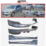 Proton Persona Elegance 1st Gen 2009 RSR PU Getah Rubber Bumper Lower Front Side Door Rear Back Skir