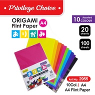 [Jumbo Bundle] A4 Colored Paper A4 Flint Paper/ Colorful Origami Craft Paper Bird Paper/ Star Paper/