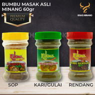 Bumbu Masak Rendang Kari Gulai Sop Nikma 60gr Botol Daging Ayam Citarasa Khas Padang Minang Bumbu in