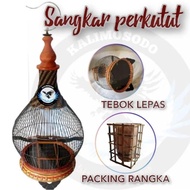 Sangkar Burung Perkutut Kerucut Tebok Rotan Murah!!!!!!